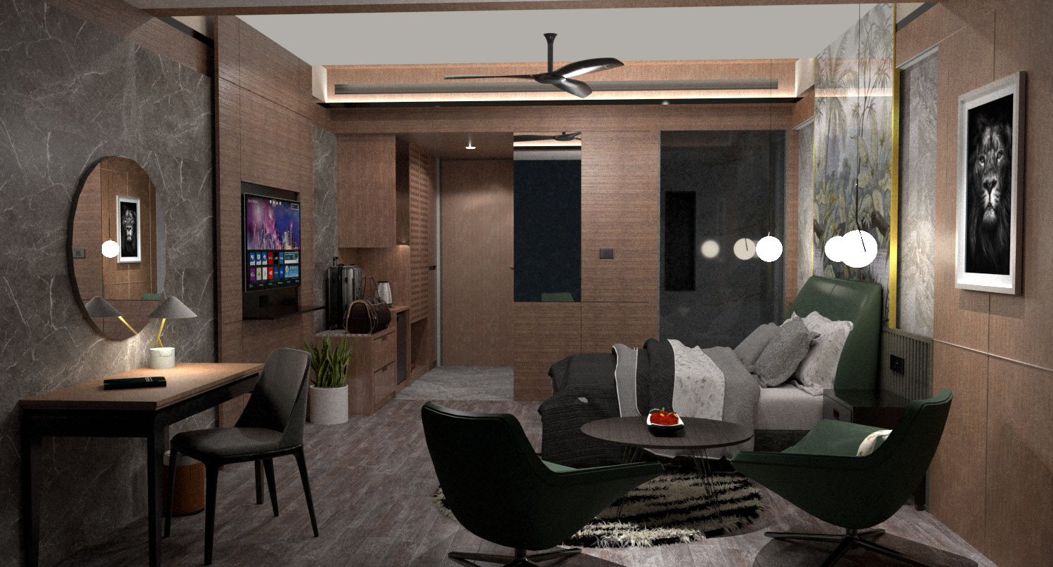 Gir Hotel – Bed Room Interior